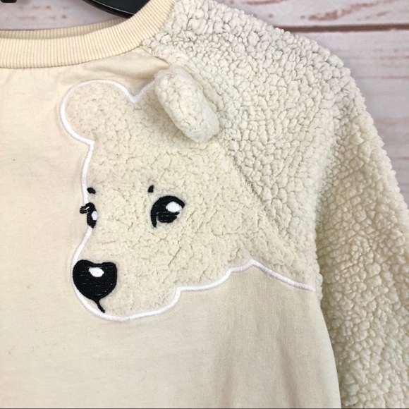 WWF x H&M Organic Cotton Polar Bear Sweatshirt - Picture 3 of 5